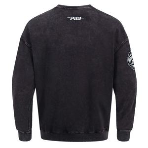 Pro Standard Minnesota Timberwolves Shadow Fleece Crew Sweater-Black