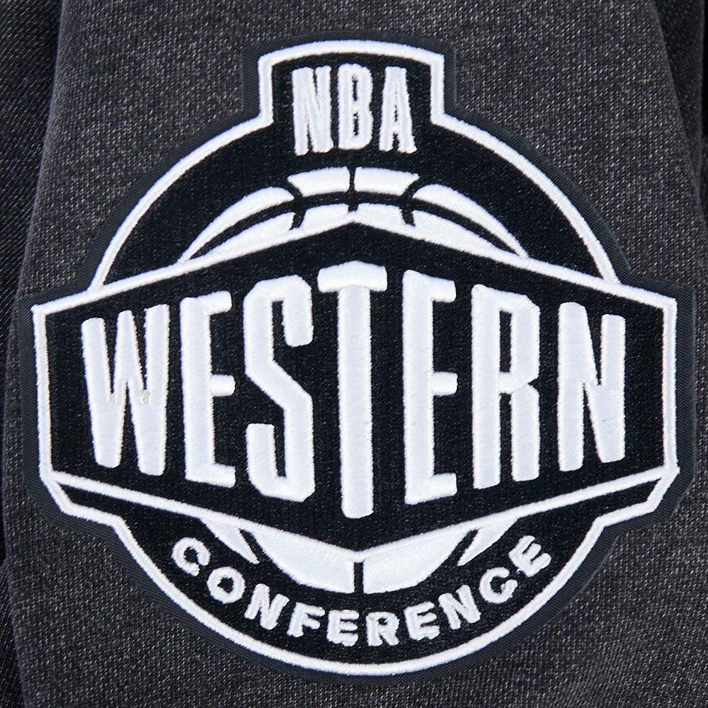 Pro Standard Minnesota Timberwolves Shadow Fleece Crew Sweater-Black - BLACK Thumbnail View 6