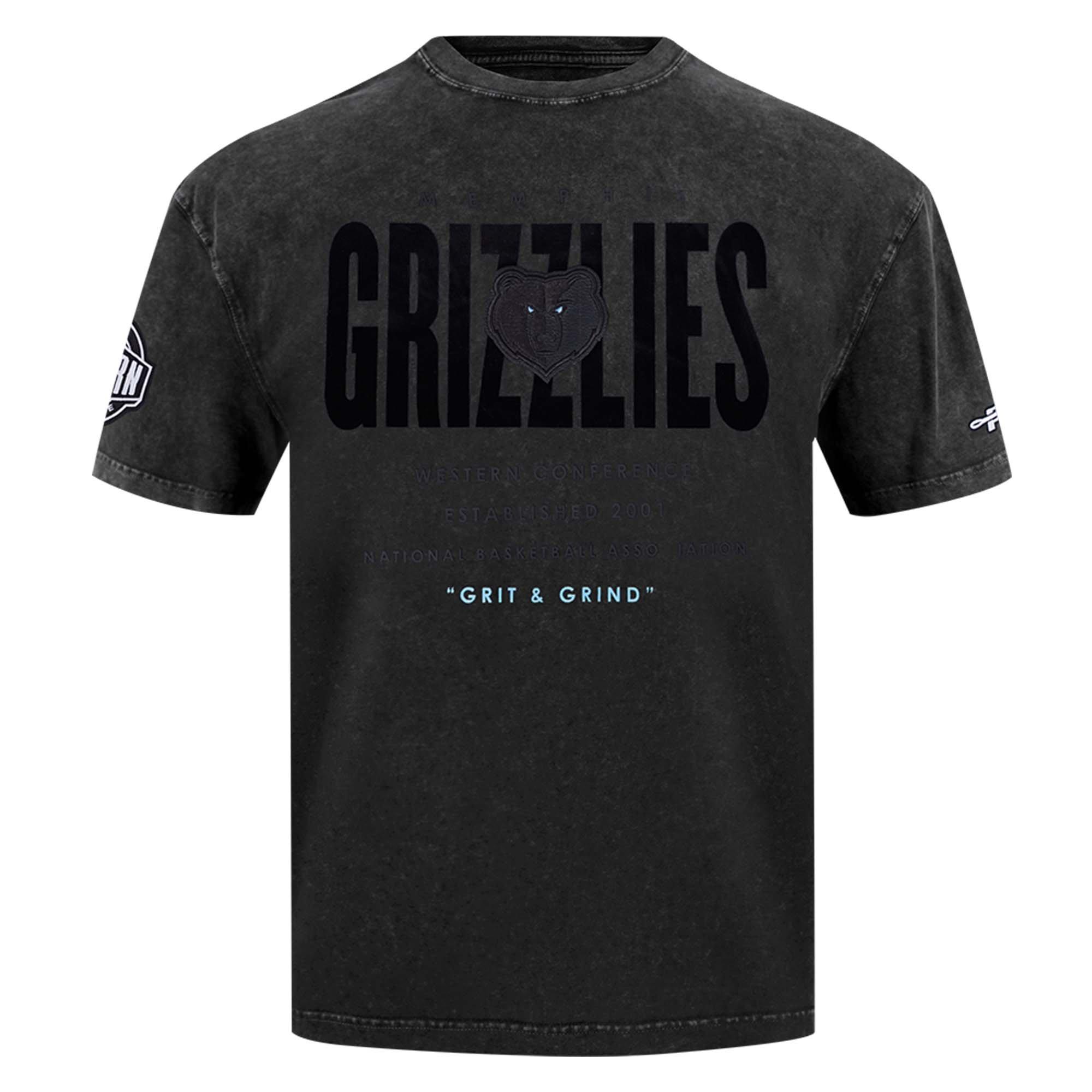 Pro Standard Memphis Grizzlies Drop Shadow Tee-Black - BLACK Thumbnail View 1