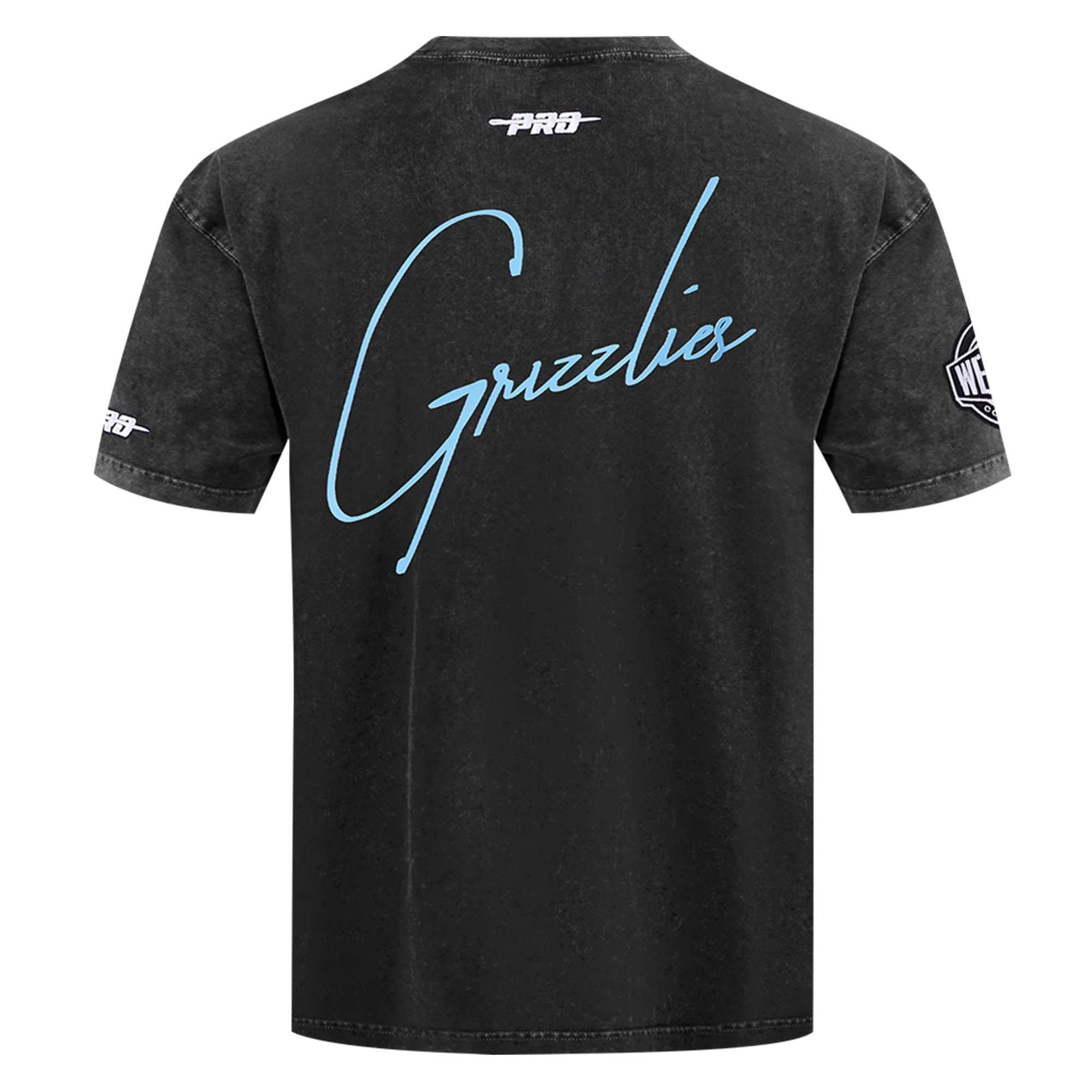 Pro Standard Memphis Grizzlies Drop Shadow Tee-Black - BLACK Thumbnail View 2