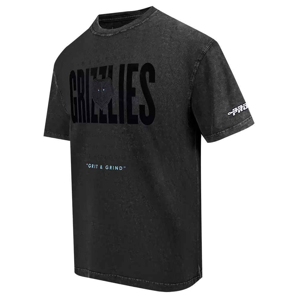Pro Standard Memphis Grizzlies Drop Shadow Tee-Black - BLACK