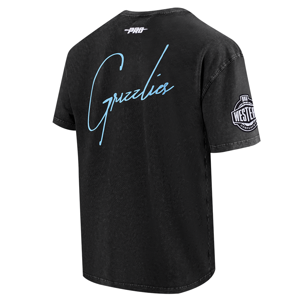 Pro Standard Memphis Grizzlies Drop Shadow Tee-Black - BLACK Thumbnail View 4