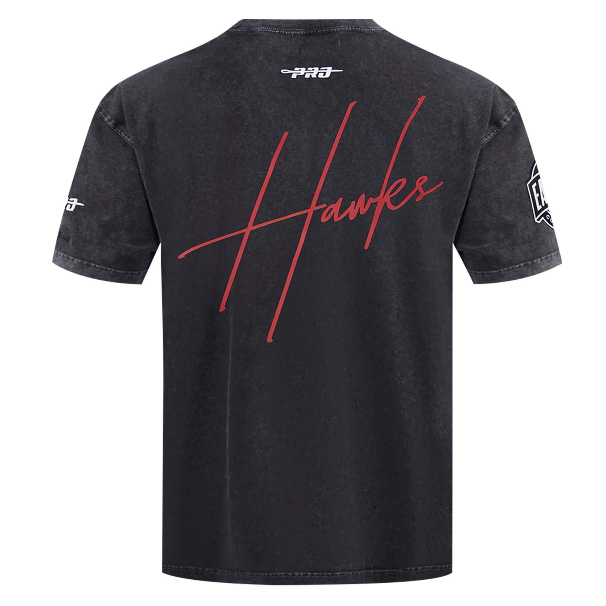 Pro Standard Atlanta Hawks Drop Shadow Tee-Black - BLACK Thumbnail View 2