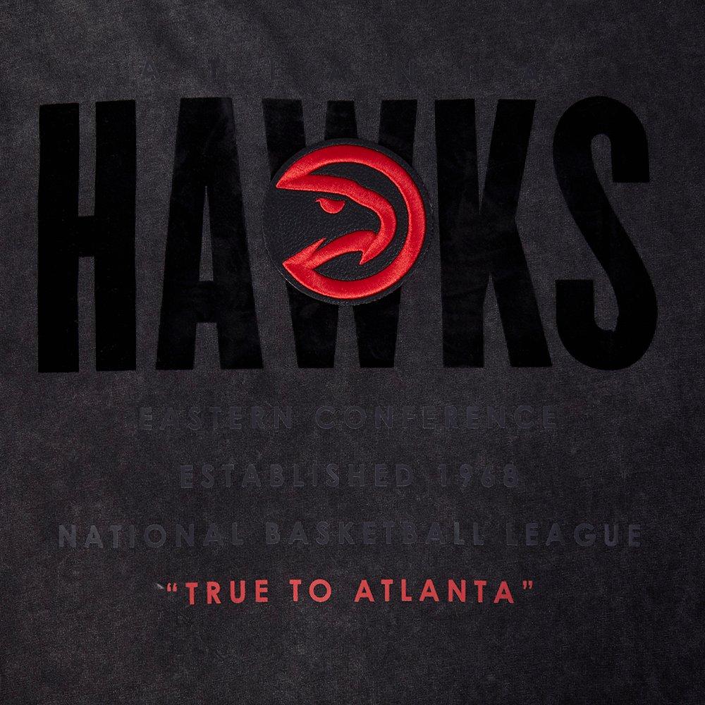 Pro Standard Atlanta Hawks Drop Shadow Tee-Black - BLACK Thumbnail View 7