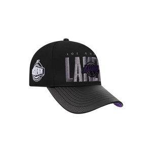 Pro Standard Los Angeles Lakers Shadow Drop Snapback Hat-Black