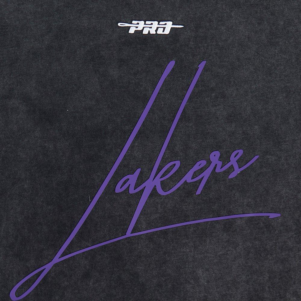Pro Standard Los Angeles Lakers Drop Shadow Tee-Black - BLACK Thumbnail View 6