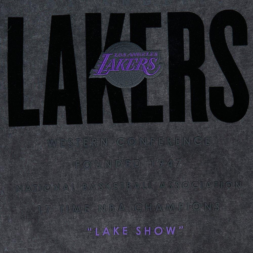 Pro Standard Los Angeles Lakers Drop Shadow Tee-Black - BLACK Thumbnail View 5