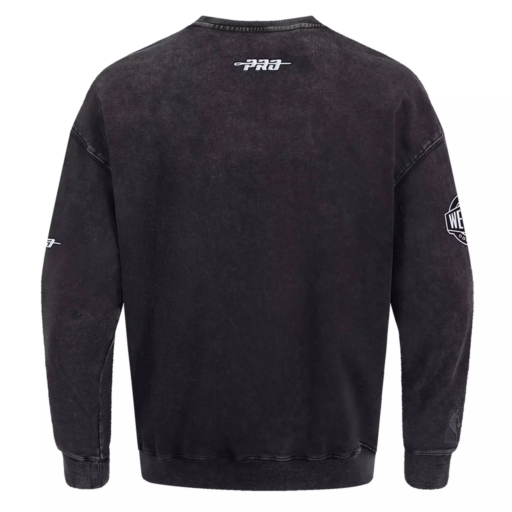 Pro Standard Los Angeles Lakers Shadow Fleece Crew Sweater-Black - BLACK