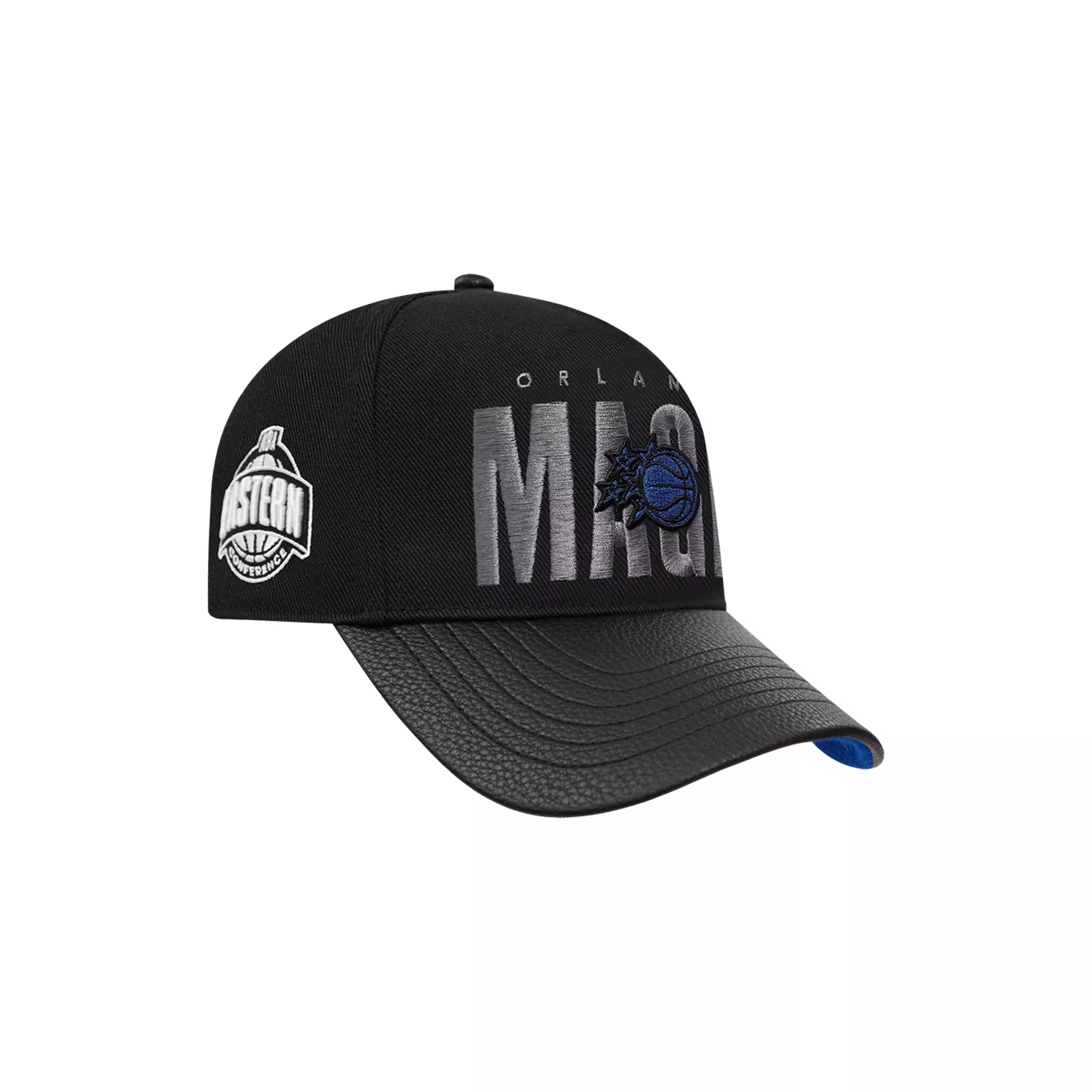 Pro Standard Orlando Magic Shadow Drop Snapback Hat-Black - BLACK
