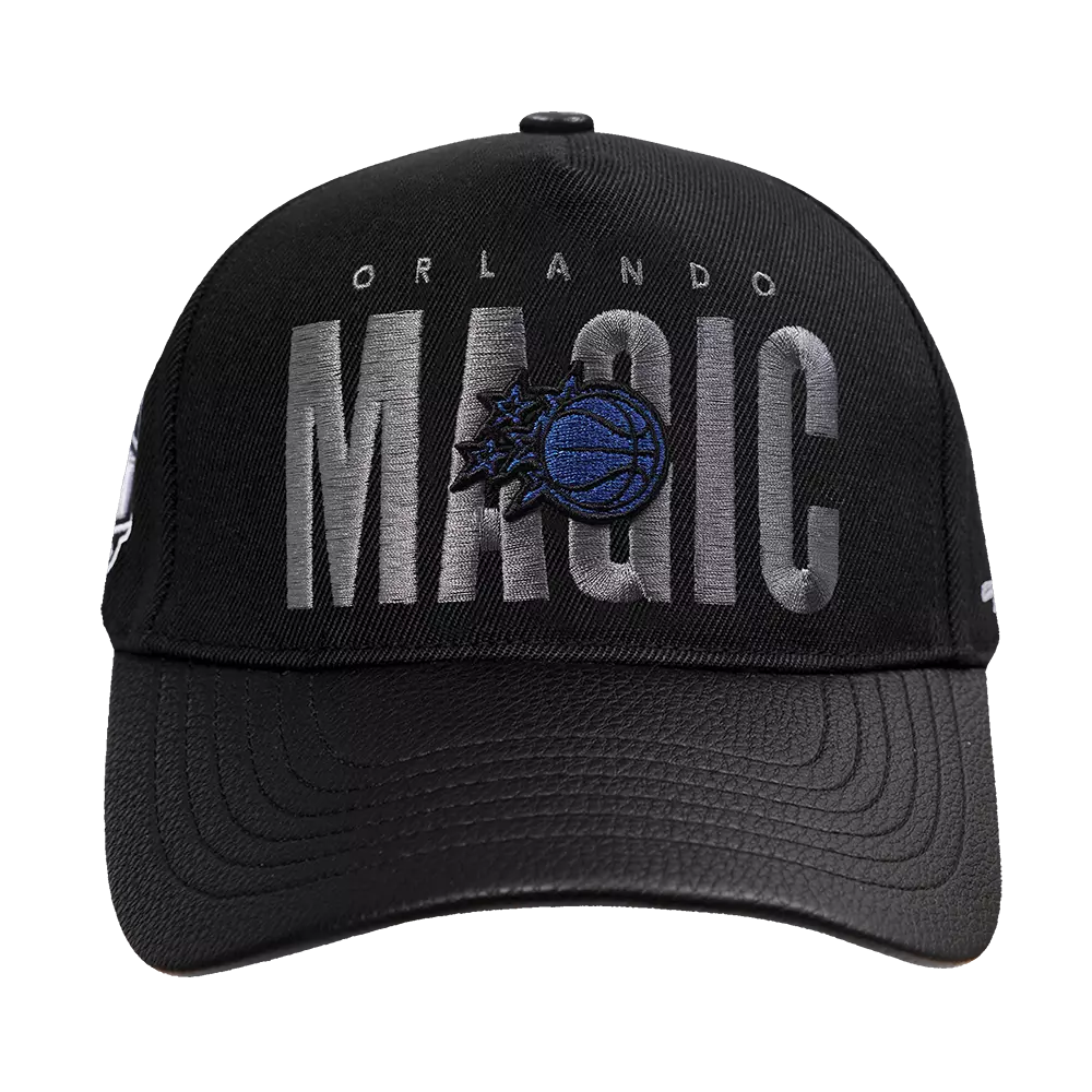 Pro Standard Orlando Magic Shadow Drop Snapback Hat-Black - BLACK