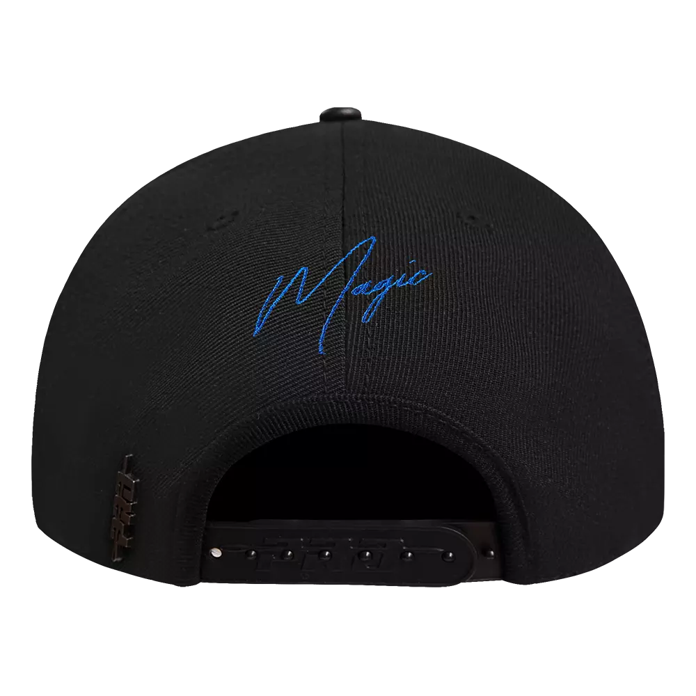 Pro Standard Orlando Magic Shadow Drop Snapback Hat-Black - BLACK