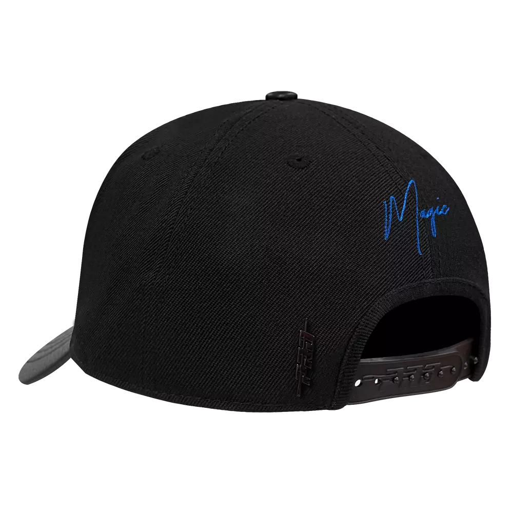 Pro Standard Orlando Magic Shadow Drop Snapback Hat-Black - BLACK