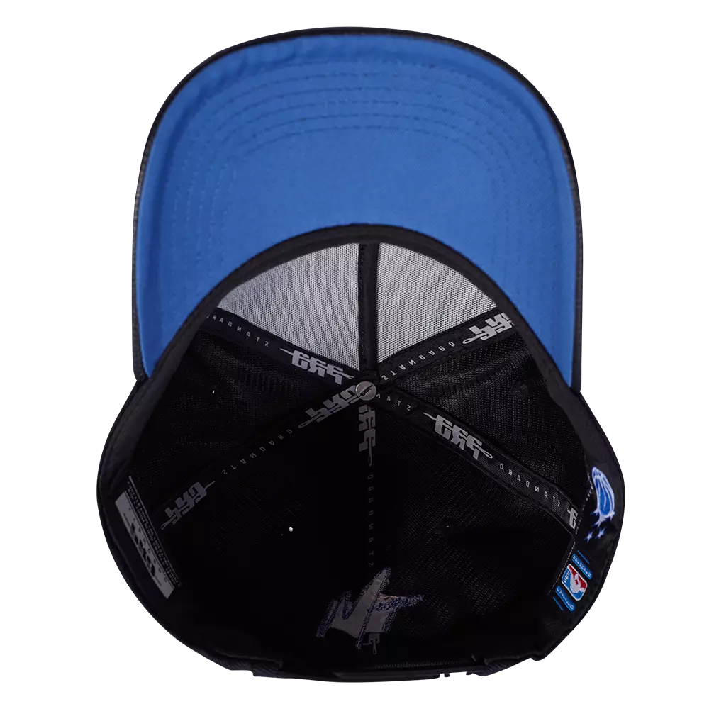 Pro Standard Orlando Magic Shadow Drop Snapback Hat-Black - BLACK