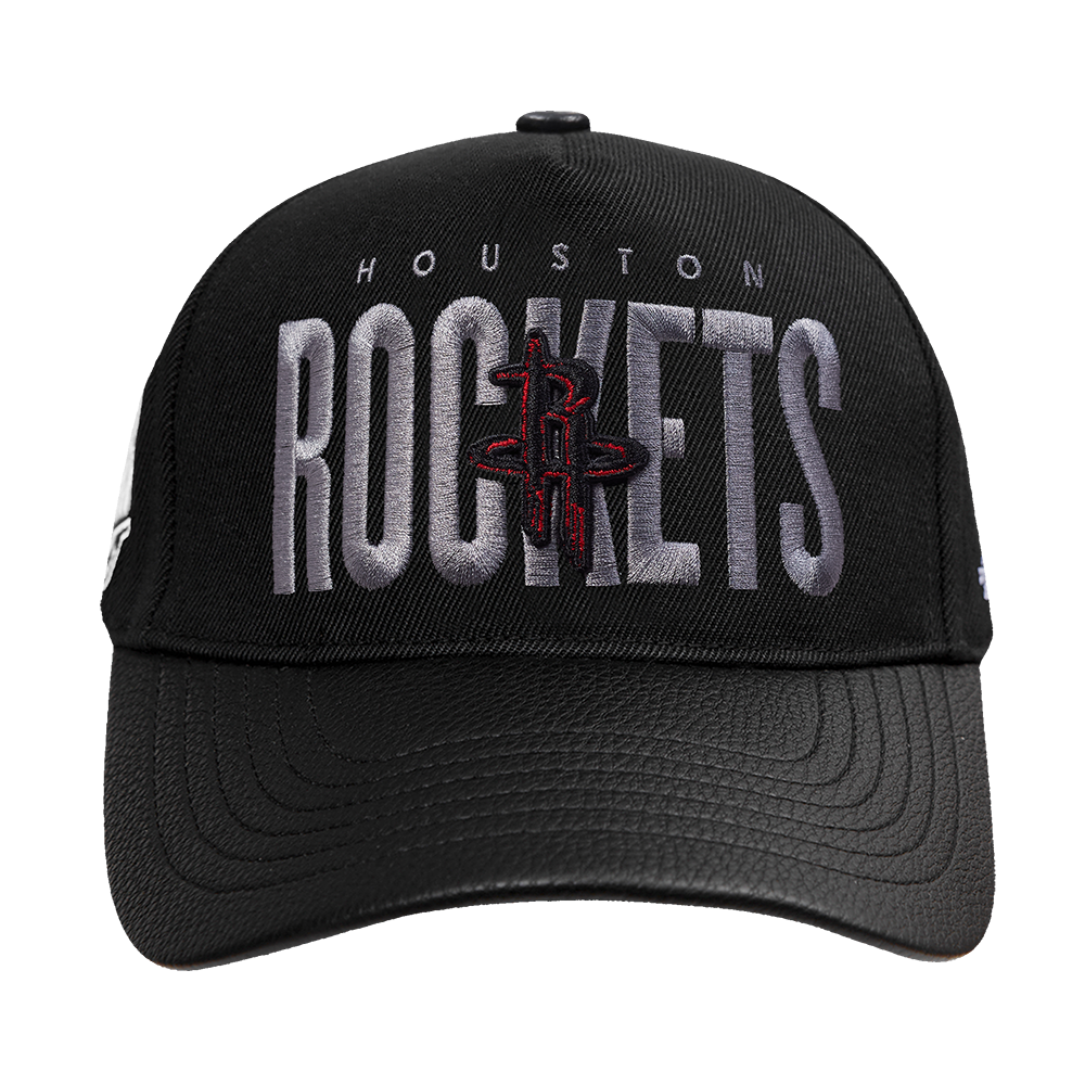 Pro Standard Houston Rockets Shadow Drop Snapback Hat-Black