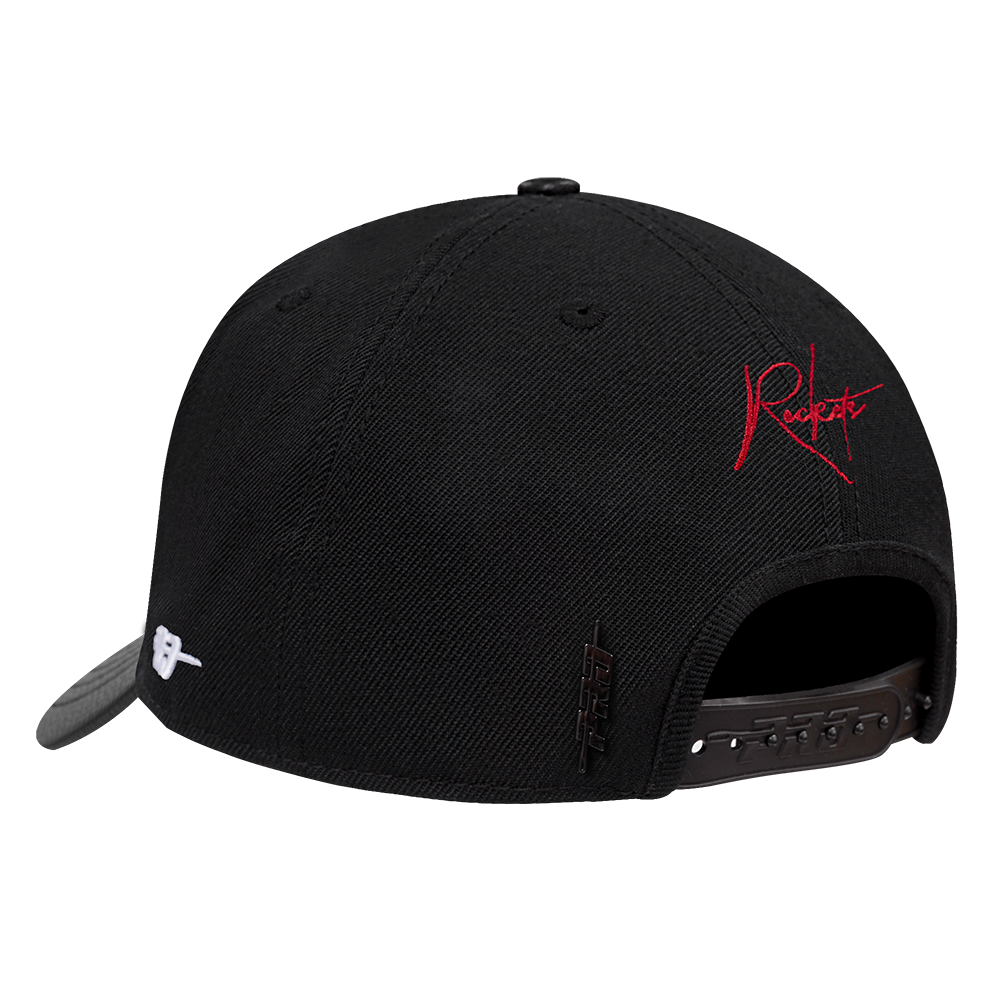 Pro Standard Houston Rockets Shadow Drop Snapback Hat-Black