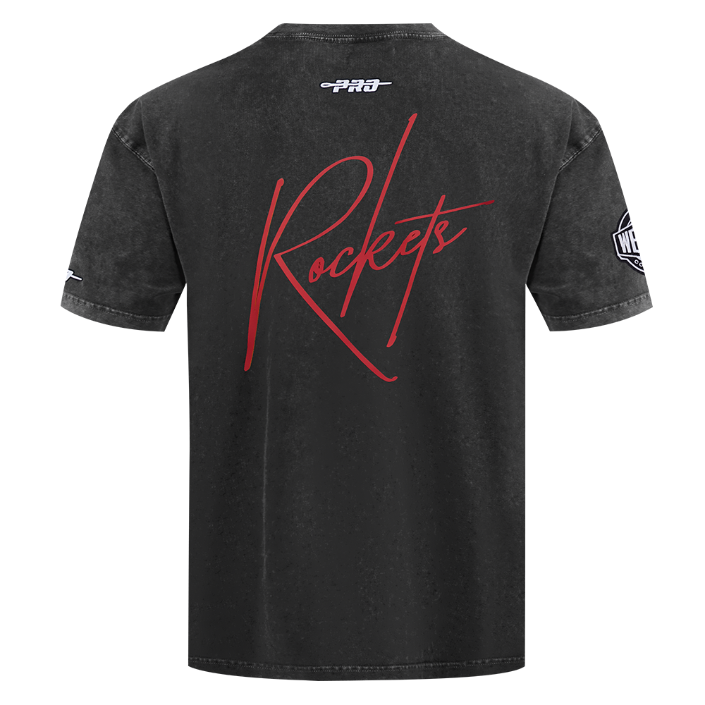 Pro Standard Houston Rockets Drop Shadow Tee-Black - BLACK Thumbnail View 2