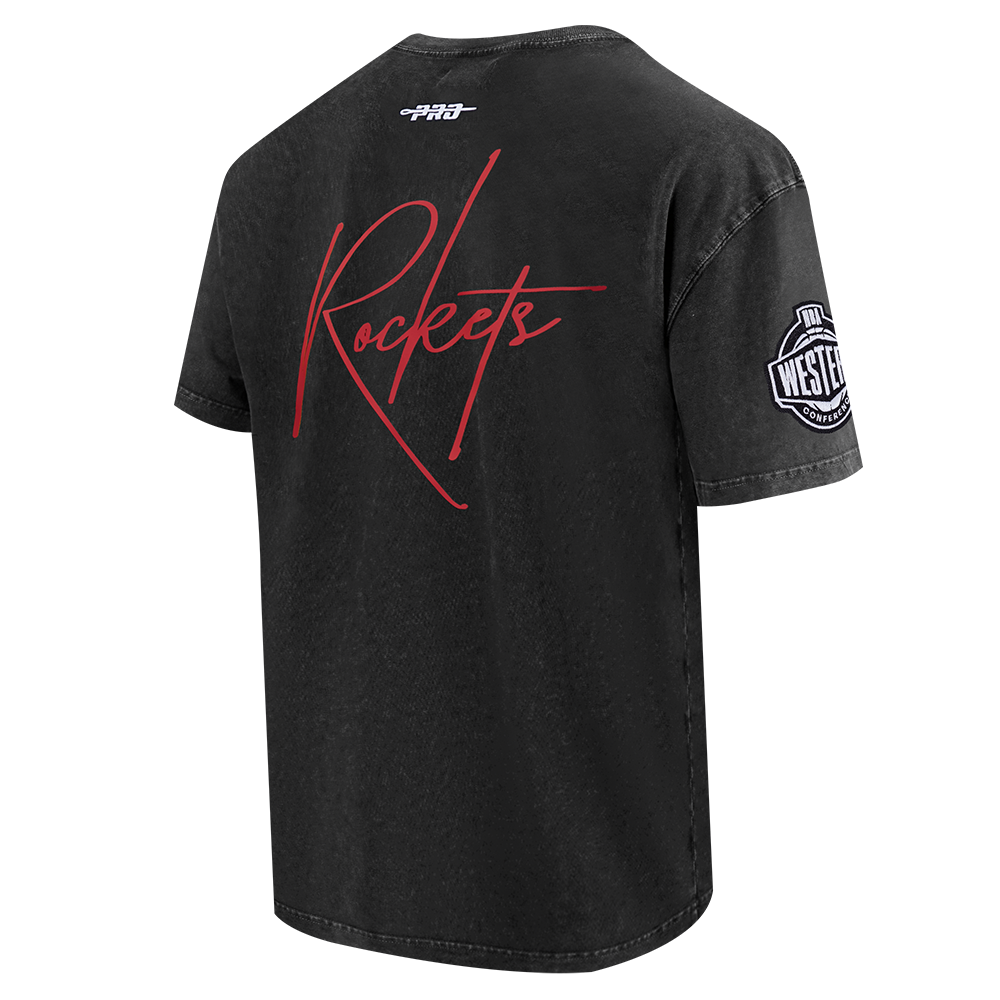 Pro Standard Houston Rockets Drop Shadow Tee-Black - BLACK Thumbnail View 4