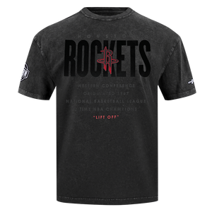 Pro Standard Houston Rockets Drop Shadow Tee-Black