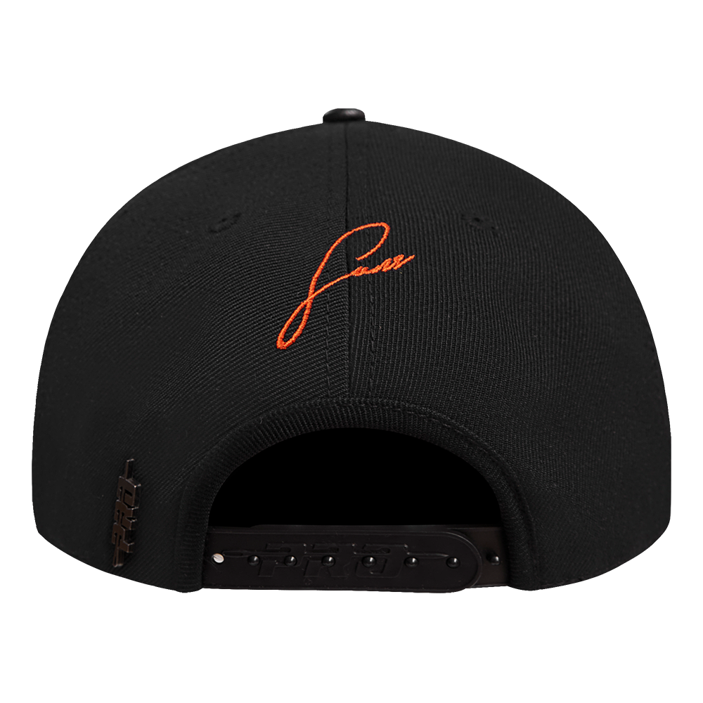Pro Standard Phoenix Suns Shadow Drop Snapback Hat-Black