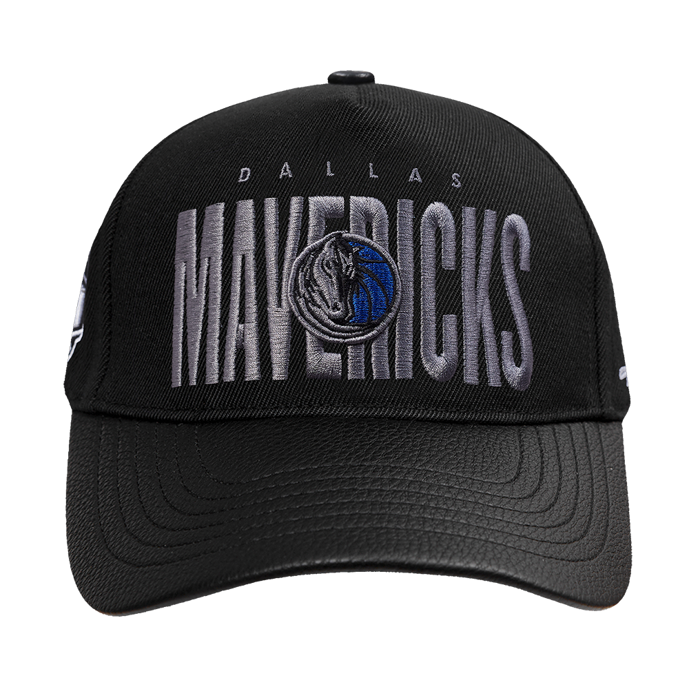 Pro Standard Dallas Mavericks Shadow Drop Snapback Hat-Black