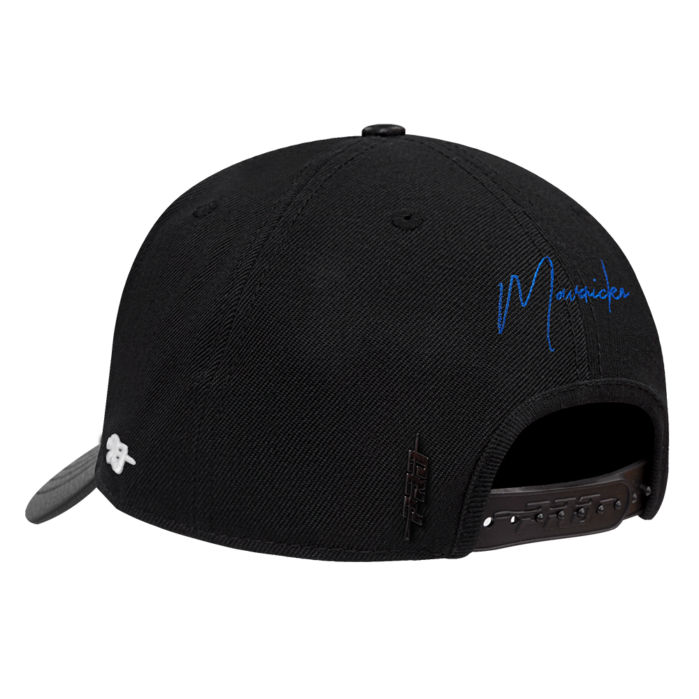 Pro Standard Dallas Mavericks Shadow Drop Snapback Hat-Black