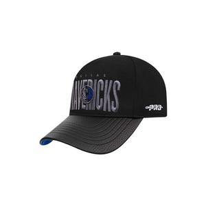 Pro Standard Dallas Mavericks Shadow Drop Snapback Hat-Black