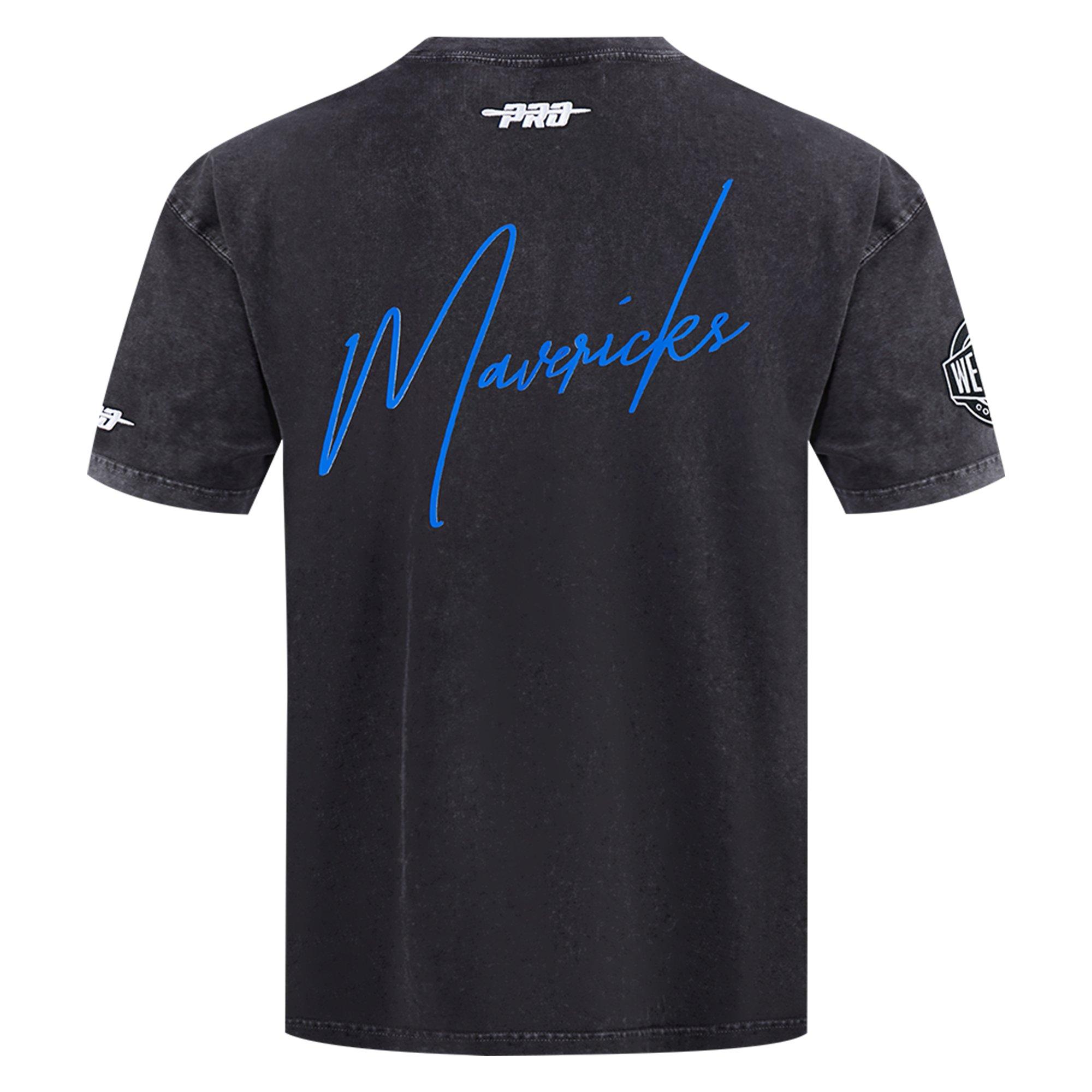 Pro Standard Dallas Mavericks Drop Shadow Tee-Black - BLACK Thumbnail View 2