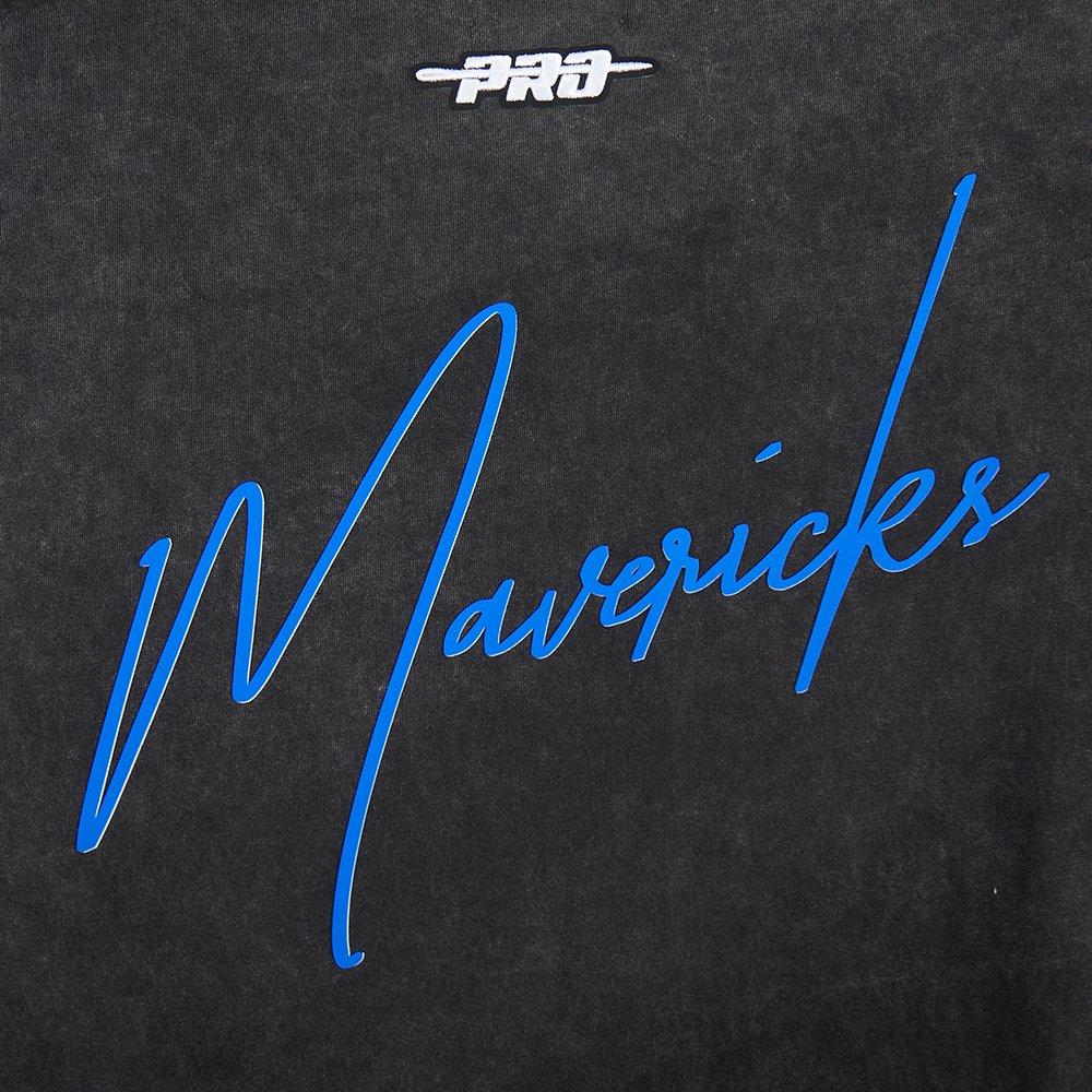 Pro Standard Dallas Mavericks Drop Shadow Tee-Black - BLACK Thumbnail View 6