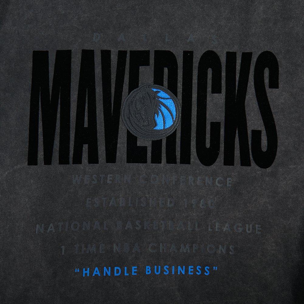 Pro Standard Dallas Mavericks Drop Shadow Tee-Black - BLACK Thumbnail View 5