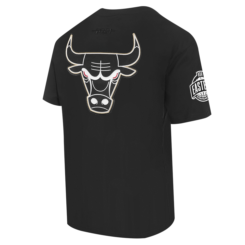 Pro Standard Chicago Bulls Met Gold Tee-Black/Gold - BLACK/GOLD Thumbnail View 2