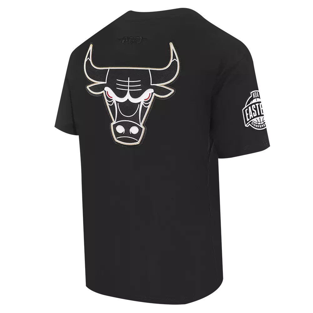 Pro Standard Chicago Bulls Met Gold Tee-Black/Gold - BLACK/GOLD