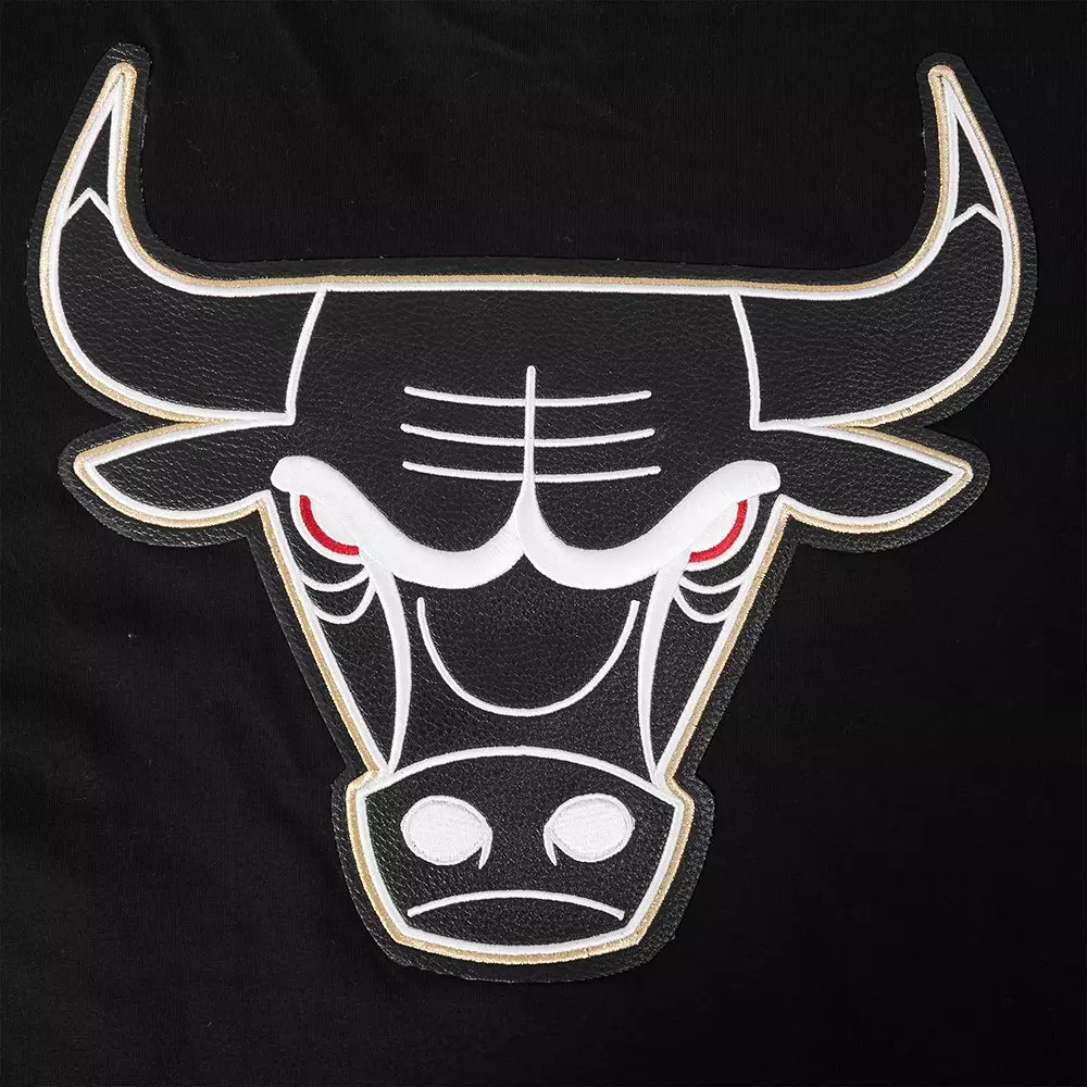 Pro Standard Chicago Bulls Met Gold Tee-Black/Gold - BLACK/GOLD