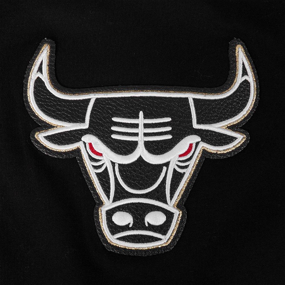 Pro Standard Chicago Bulls Met Gold Tee-Black/Gold - BLACK/GOLD Thumbnail View 4