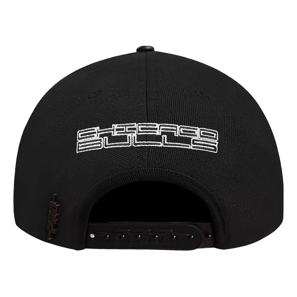 Pro Standard Chicago Bulls Met Gold Snapback Hat-Black/Gold - BLACK/GOLD