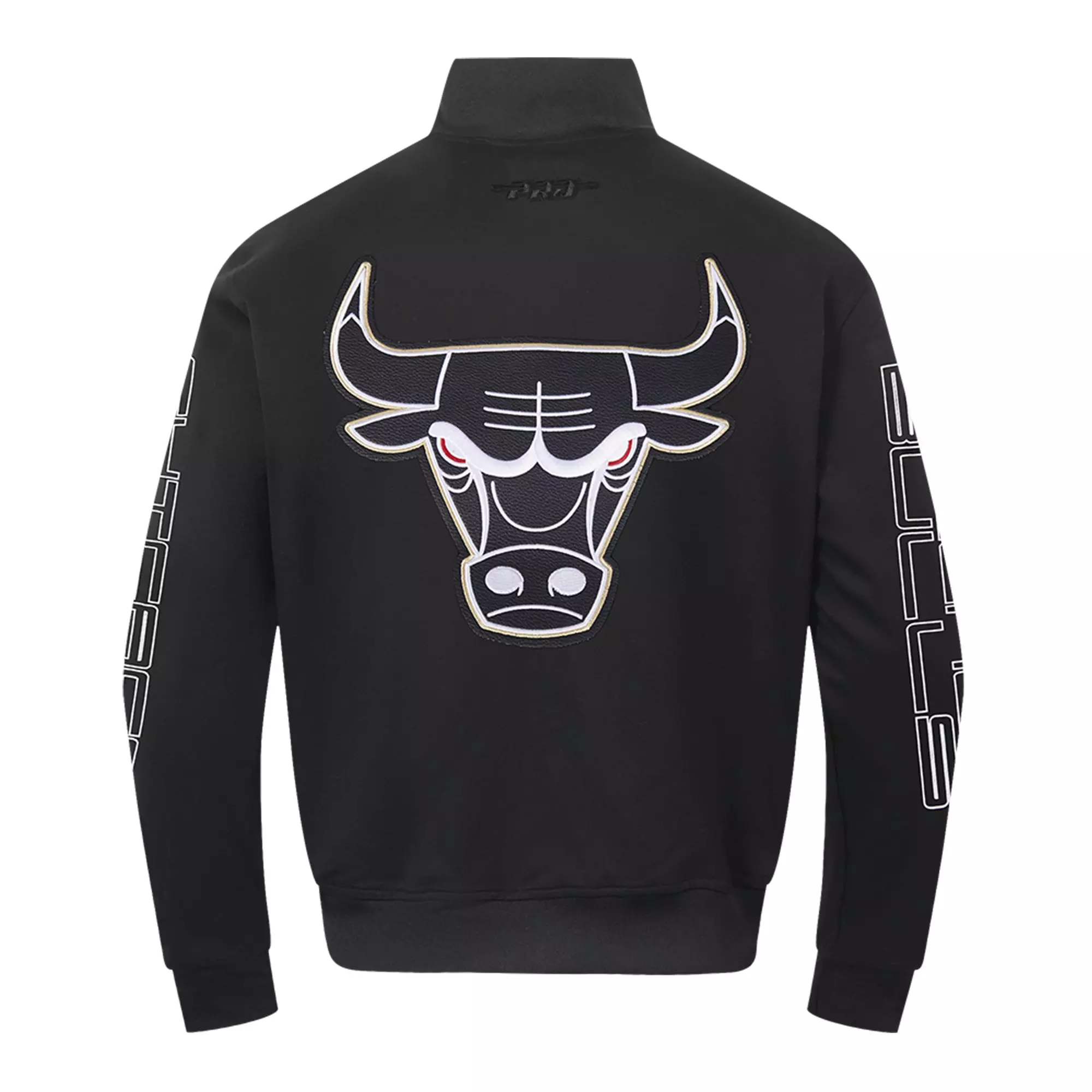 Pro Standard Chicago Bulls Met Gold Track Jacket-Black - BLACK/GOLD