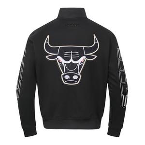 Pro Standard Chicago Bulls Met Gold Track Jacket-Black