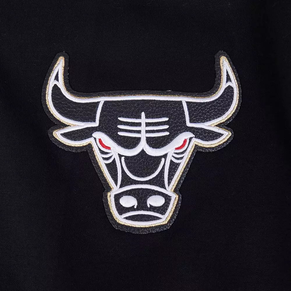 Pro Standard Chicago Bulls Met Gold Track Jacket-Black - BLACK/GOLD