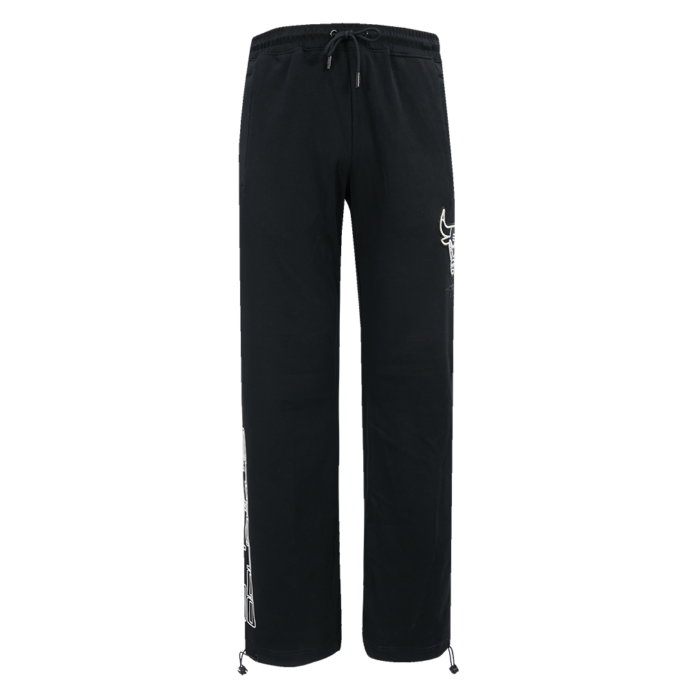 Pro Standard Chicago Bulls Met Gold Track Pants-Black - BLACK/GOLD Thumbnail View 1