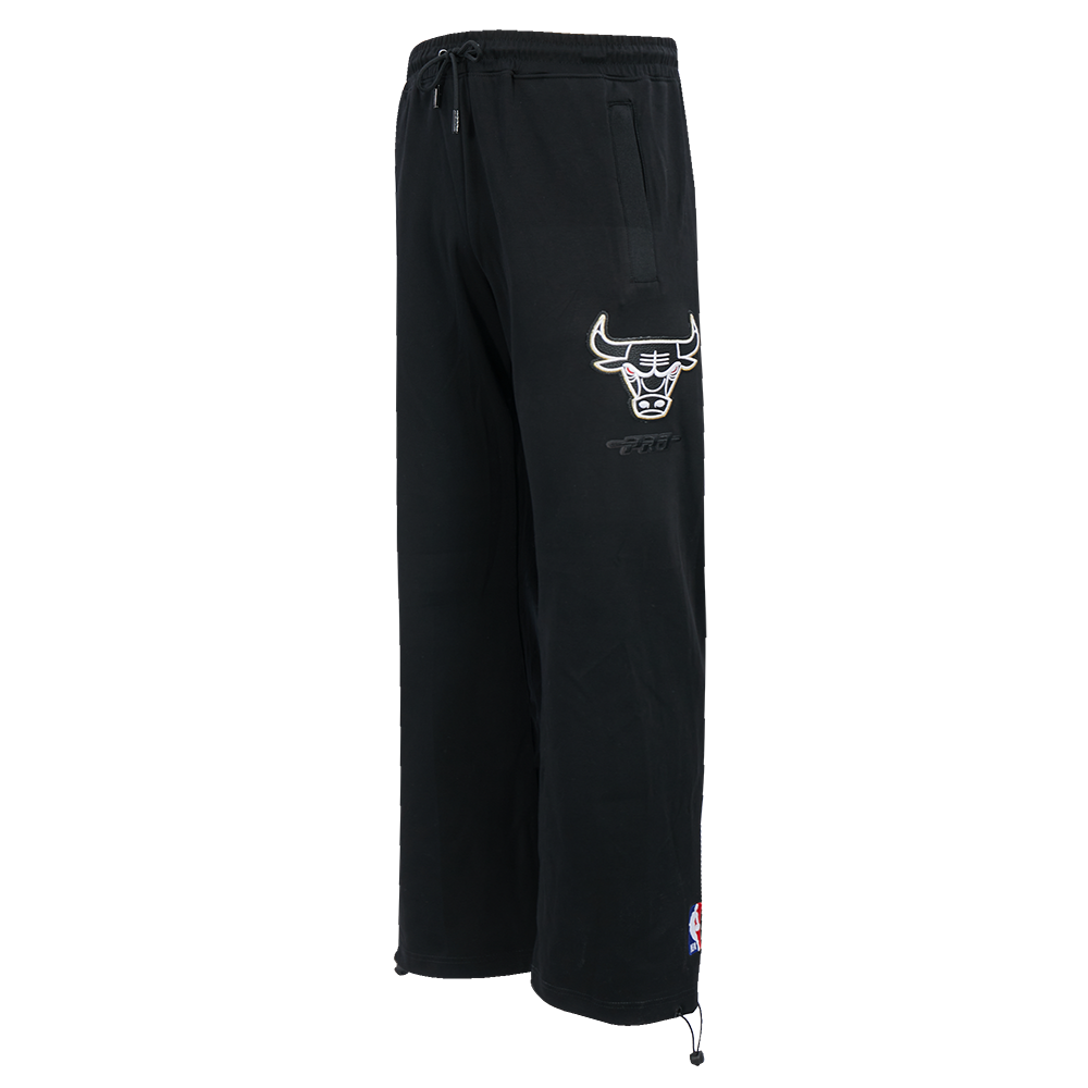Pro Standard Chicago Bulls Met Gold Track Pants-Black - BLACK/GOLD Thumbnail View 3