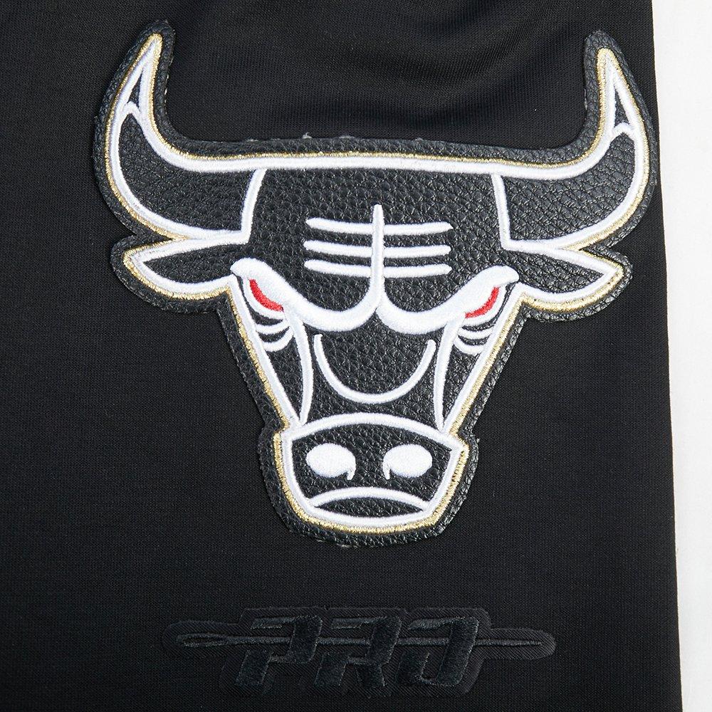 Pro Standard Chicago Bulls Met Gold Track Pants-Black - BLACK/GOLD Thumbnail View 5