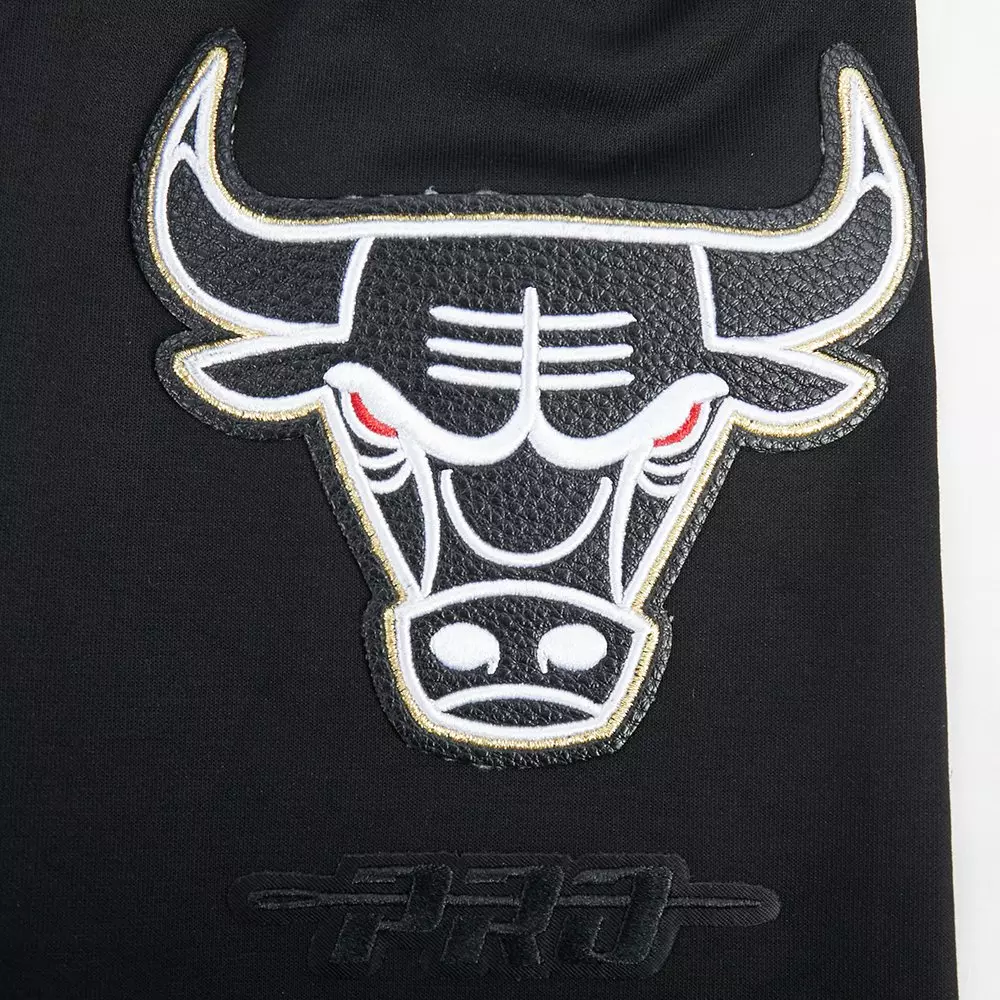 Pro Standard Chicago Bulls Met Gold Track Pants-Black - BLACK/GOLD