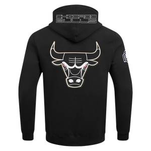 Pro Standard Men's Chicago Bulls Met Gold Hoodie-Black/Gold