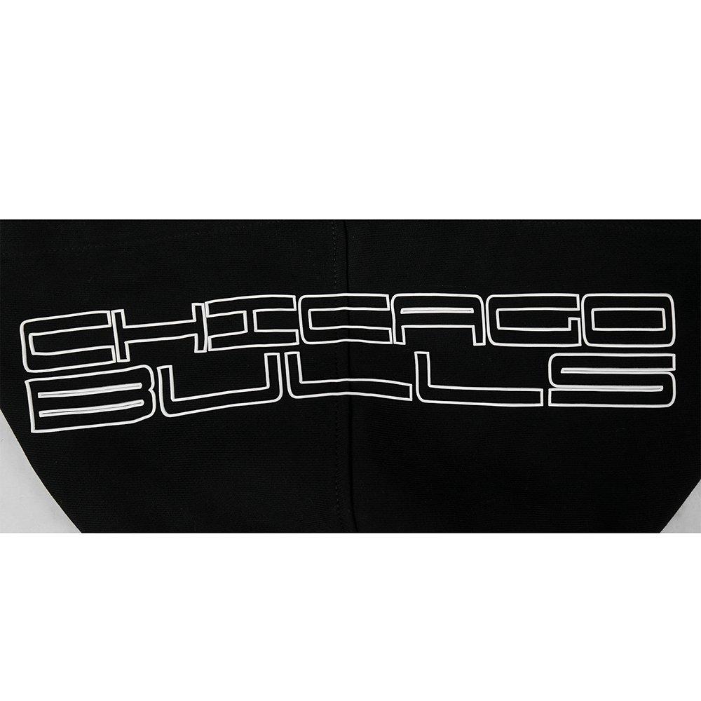 Pro Standard Men's Chicago Bulls Met Gold Hoodie-Black/Gold - BLACK/GOLD Thumbnail View 7