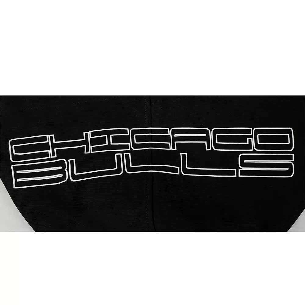 Pro Standard Men's Chicago Bulls Met Gold Hoodie-Black/Gold - BLACK/GOLD