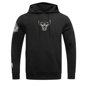 Pro Standard Men's Chicago Bulls Met Gold Hoodie-Black/Gold