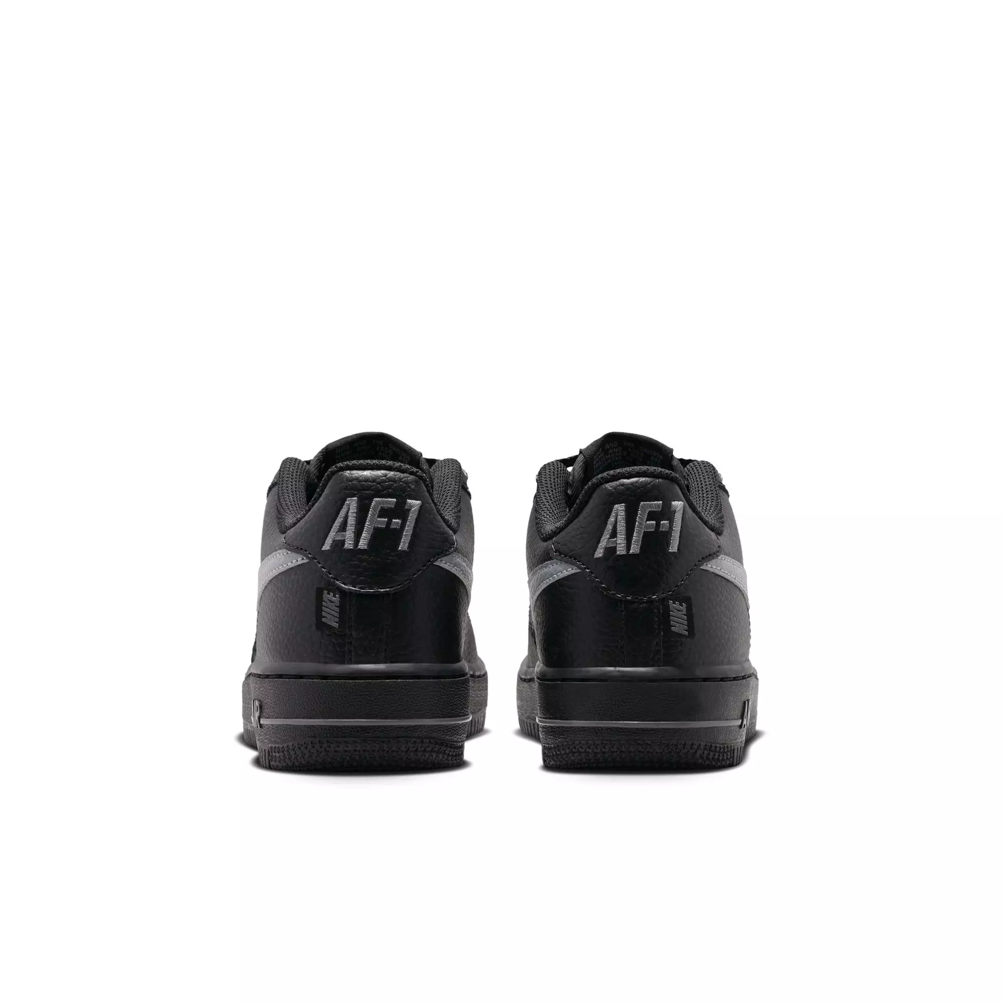 Nike Air Force 1 Low "Black/Smoke Grey" Grade School Boys' Shoe - BLACK/GREY