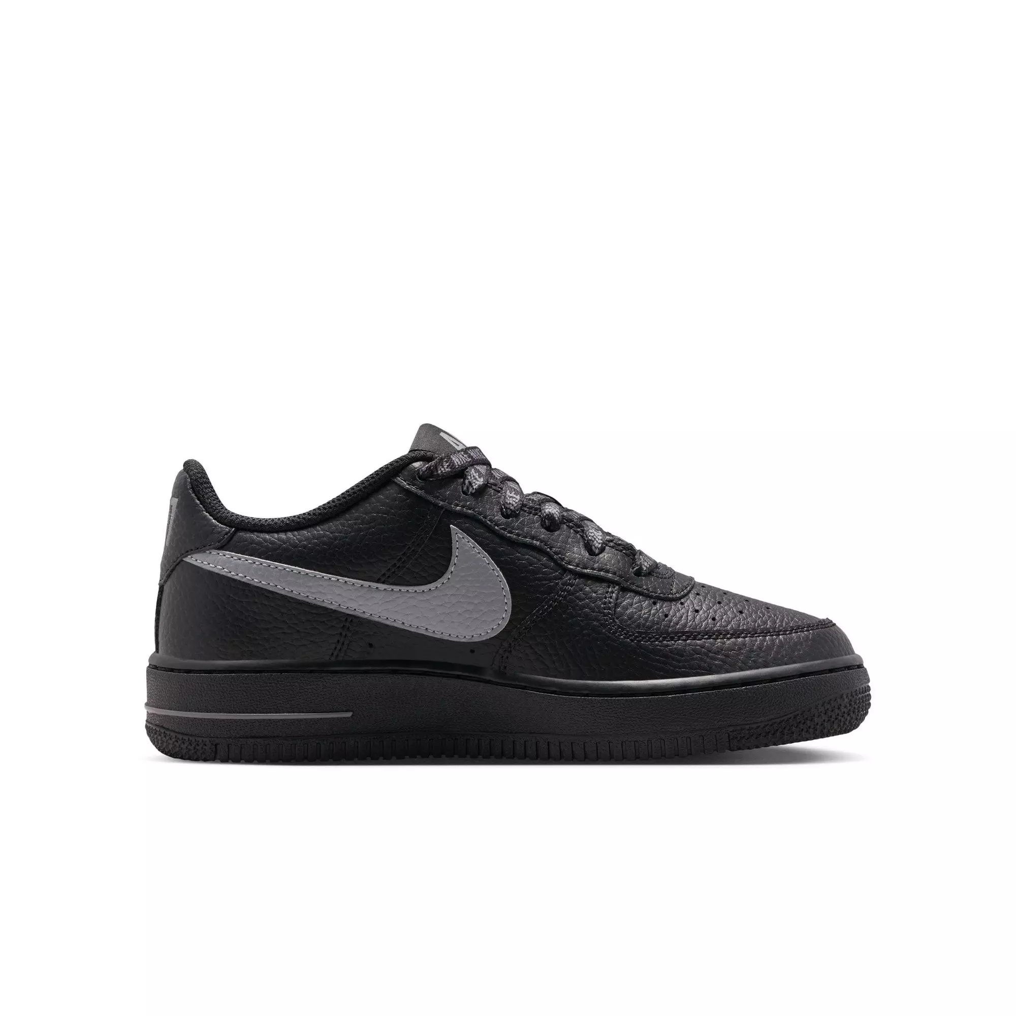 Nike Air Force 1 Low "Black/Smoke Grey" Grade School Boys' Shoe - BLACK/GREY