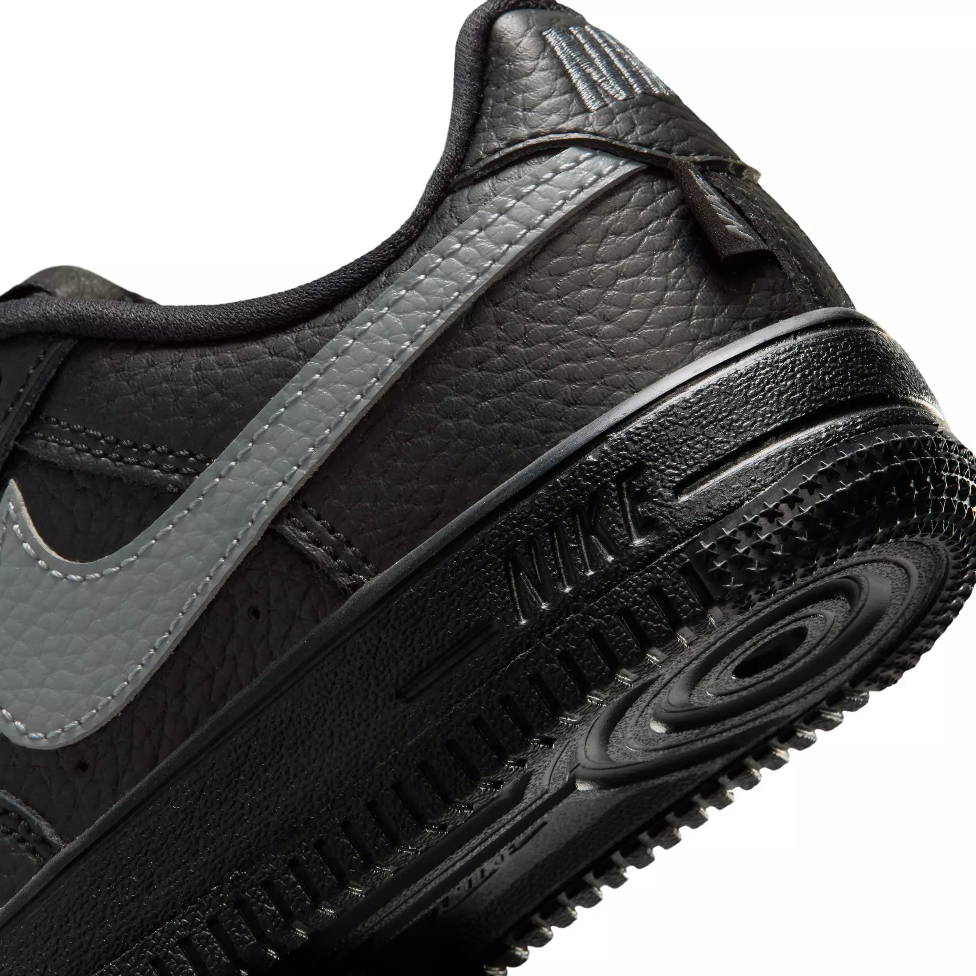 Nike Air Force 1 "Black/Smoke Grey" Preschool Boys' Shoe - BLACK/GREY