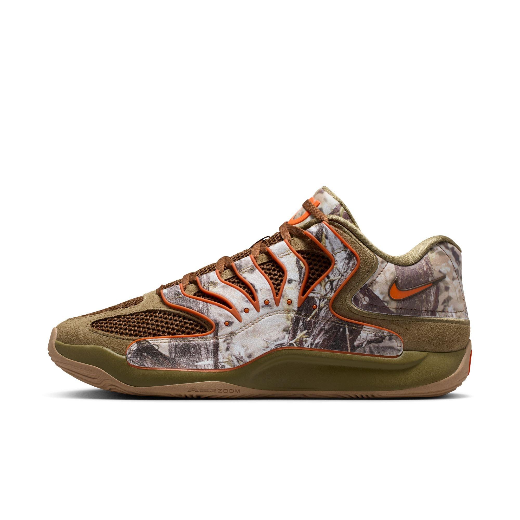 Nike KD18 "Coyote" Men's Basketball Shoe - COYOTE/SAFETY ORANGE/BROWN Thumbnail View 9