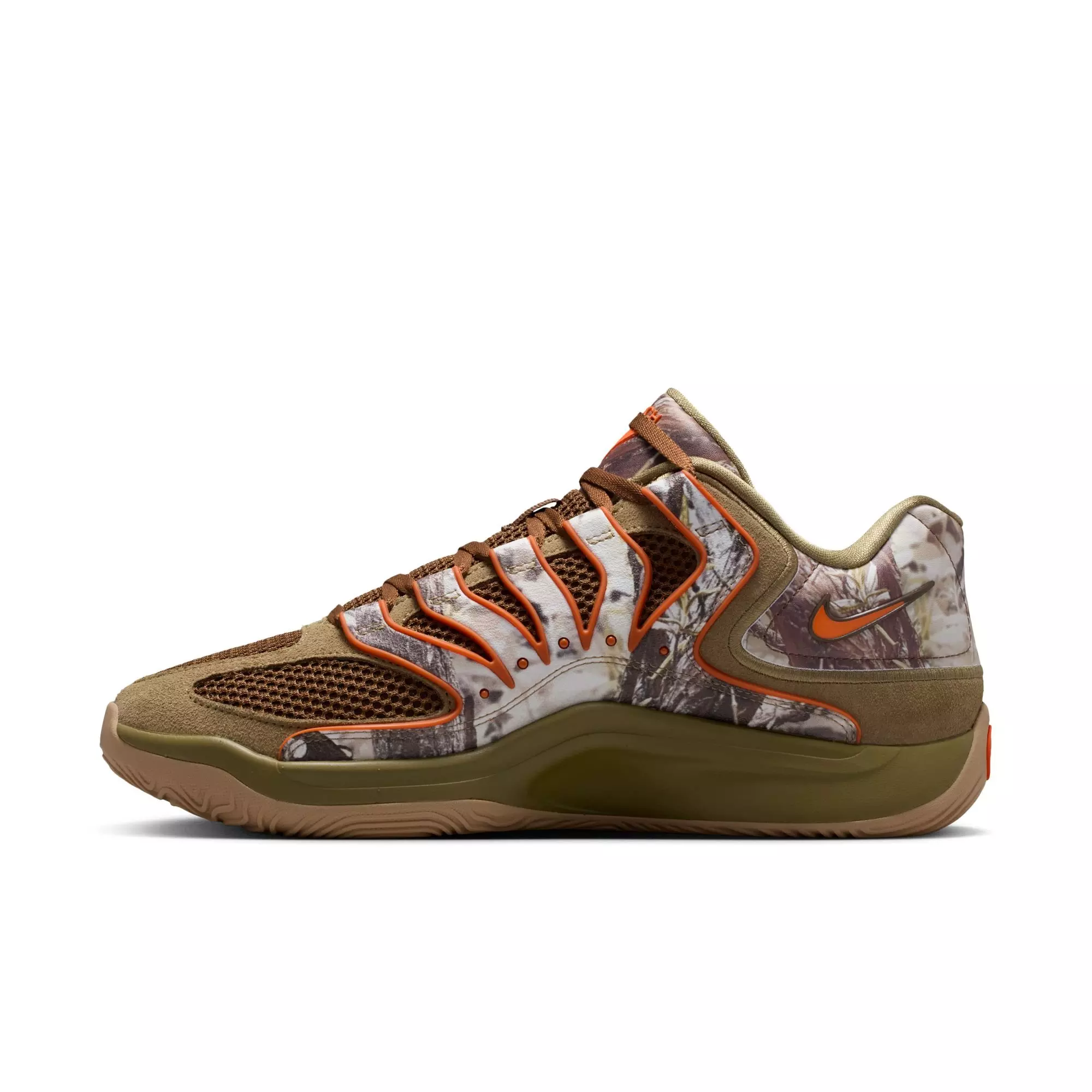 Nike KD18 "Coyote" Men's Basketball Shoe - COYOTE/SAFETY ORANGE/BROWN